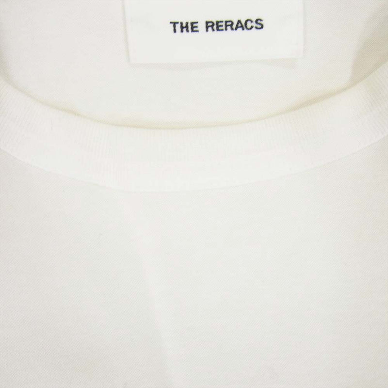 THE RERACS ザリラクス 22SS 22SS-RECS-338-J オーバーサイズ クルーネック 半袖 Tシャツ ホワイト系 F【中古】