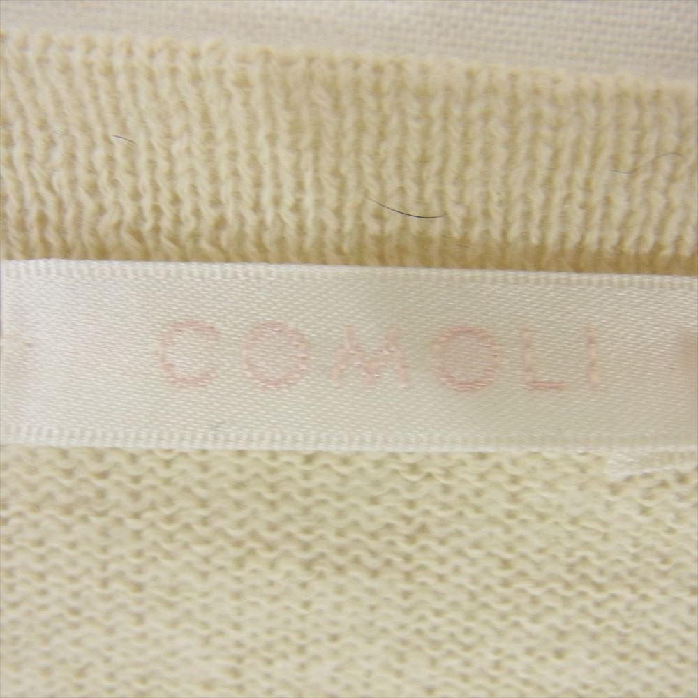 COMOLI コモリ 23SS X01-06007 ウール 和紙 コモリ ニット セーター オフホワイト系 サイズ表記無【中古】
