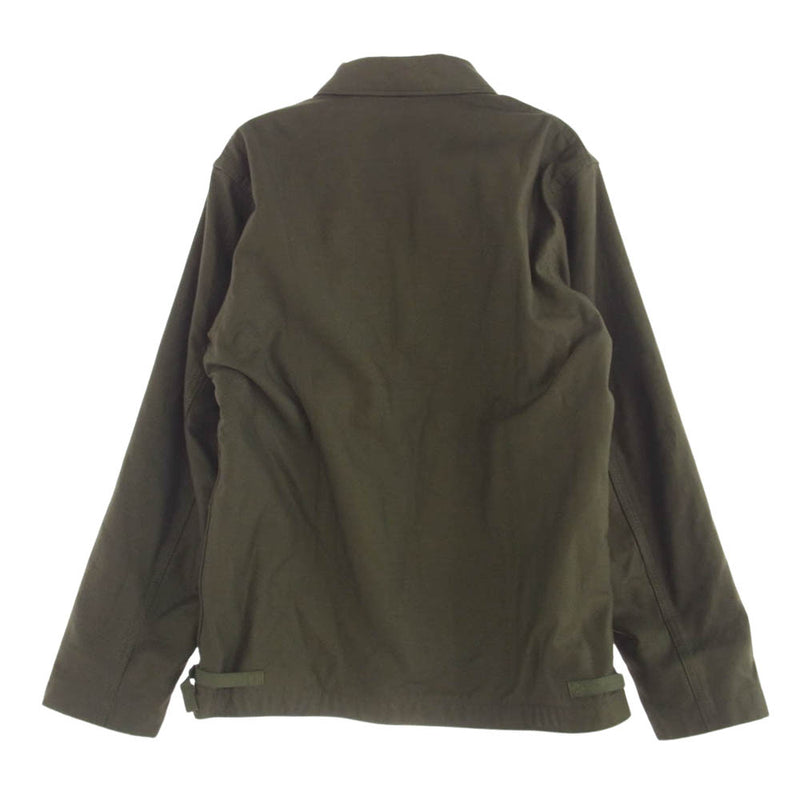 HOUSTON ヒューストン A-2 DECK JACKET デッキ ジャケット カーキ系 40R【中古】