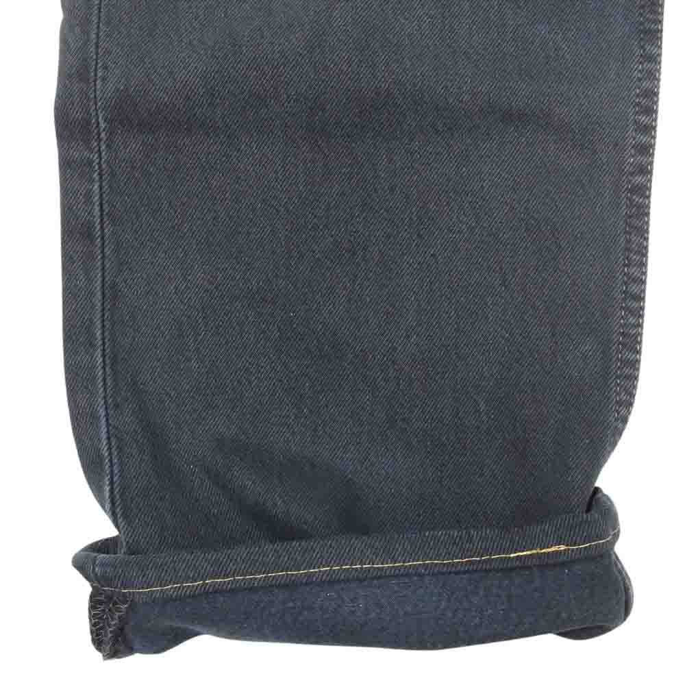 Levi's リーバイス 90s MADE IN USA 501 ストレート デニム パンツ ボタンフライ 後染め ブラック系 33【中古】