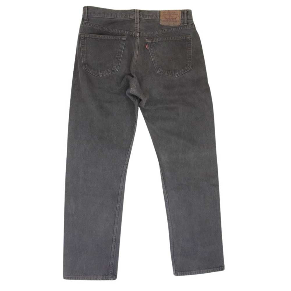 Levi's リーバイス 80s MADE IN USA 501 ストレート デニム パンツ ボタンフライ 後染め グレー系 33【中古】