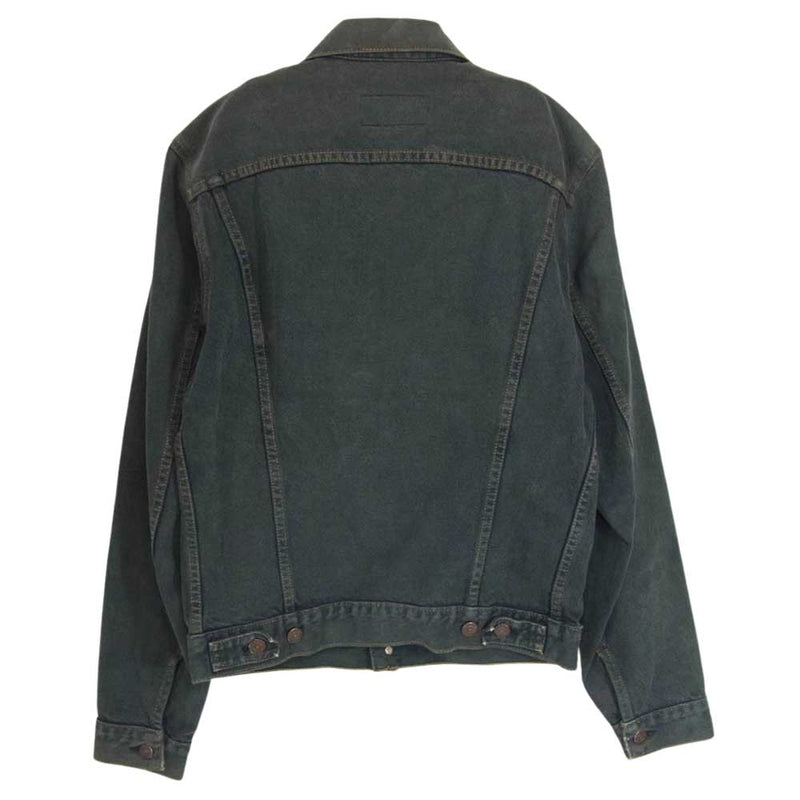 Levi's リーバイス 80s MADE IN USA 71506-0214 ブラック デニム ジャケット 後染め ブラック系 38【中古】