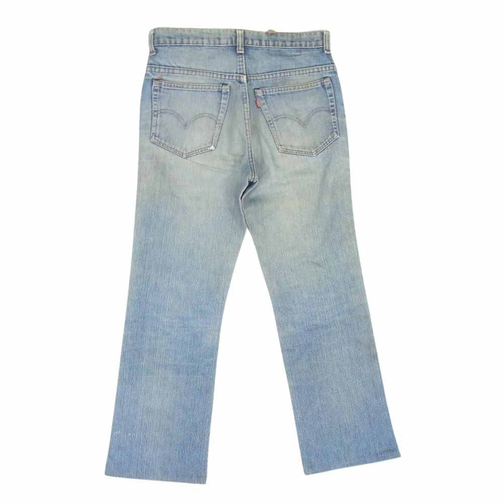 Levi's リーバイス 70s MADE IN USA 517 66後期 刻印16 ブーツカット デニム パンツ 42TALON ジップ チェーンステッチ 均等V インディゴブルー系 32【中古】