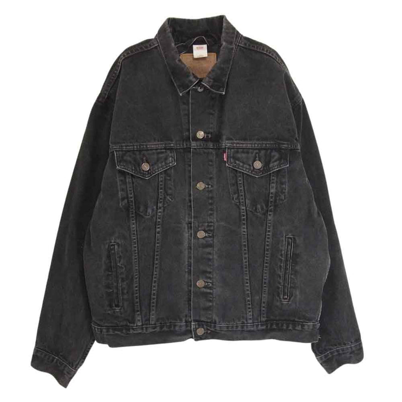 Levi's リーバイス 90s MADE IN USA 70507 -4159 デニム ジャケット ブラック系 L【中古】