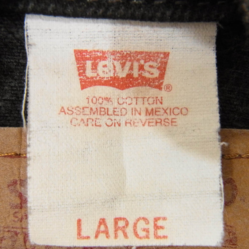 Levi's リーバイス 90s MADE IN USA 70507 -4159 デニム ジャケット ブラック系 L【中古】