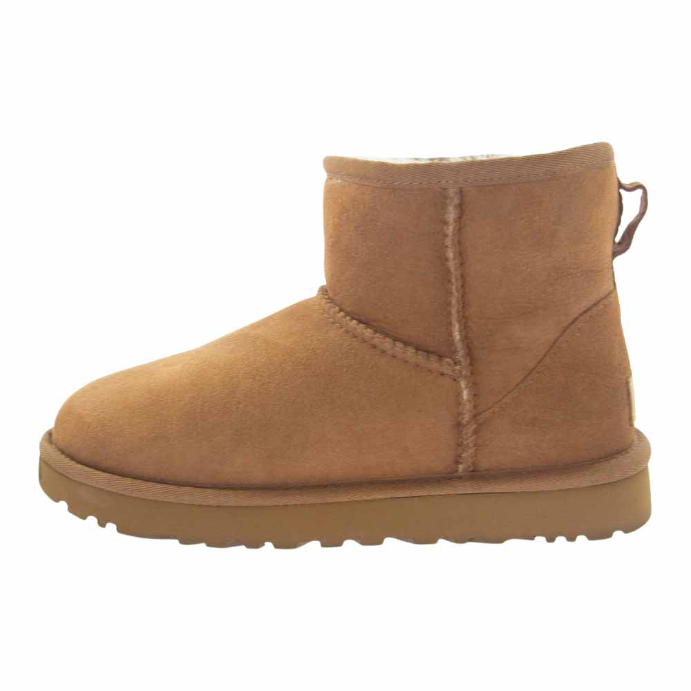 UGG アグ 1016222 Classic Mini II クラシックミニ ムートン ブーツ ライトブラウン系【中古】