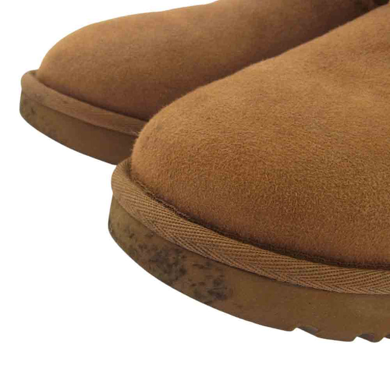 UGG アグ 1016222 Classic Mini II クラシックミニ ムートン ブーツ ライトブラウン系【中古】