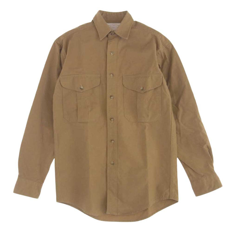 FILSON フィルソン USA製 60s 60年代 円形タグ 452 コットンダック カバーオール シャツ ジャケット ベージュ系 S【中古】