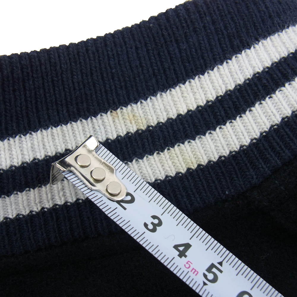 Champion チャンピオン 大文字ランタグ 60s 60年代中期～後期 ボタンスタジャン スタジアムジャンパー ベースボールジャケット ダークネイビー系 M【中古】