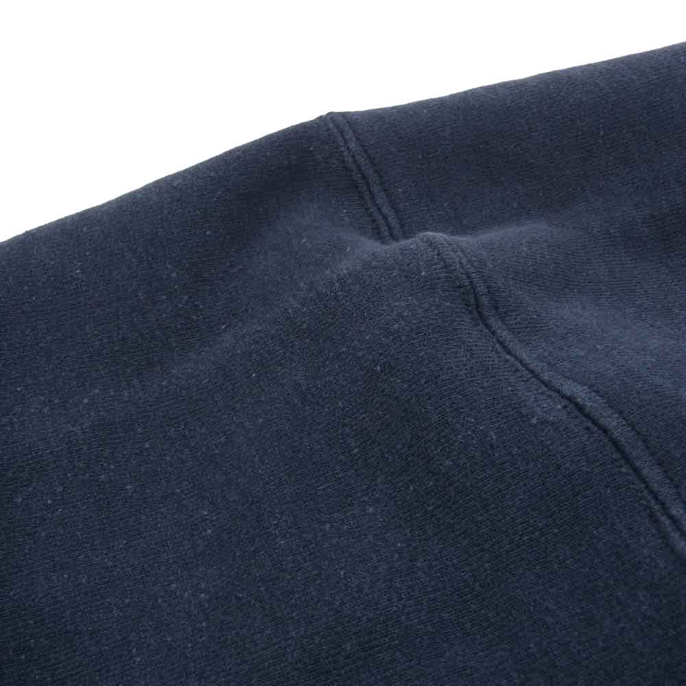 Champion チャンピオン 60s～70s タタキタグ後期 REVERSE WEAVE リバースウィーブ NEW HAMPSHIRE フロントプリント クルーネック スウェット トレーナー ネイビー系 L【中古】