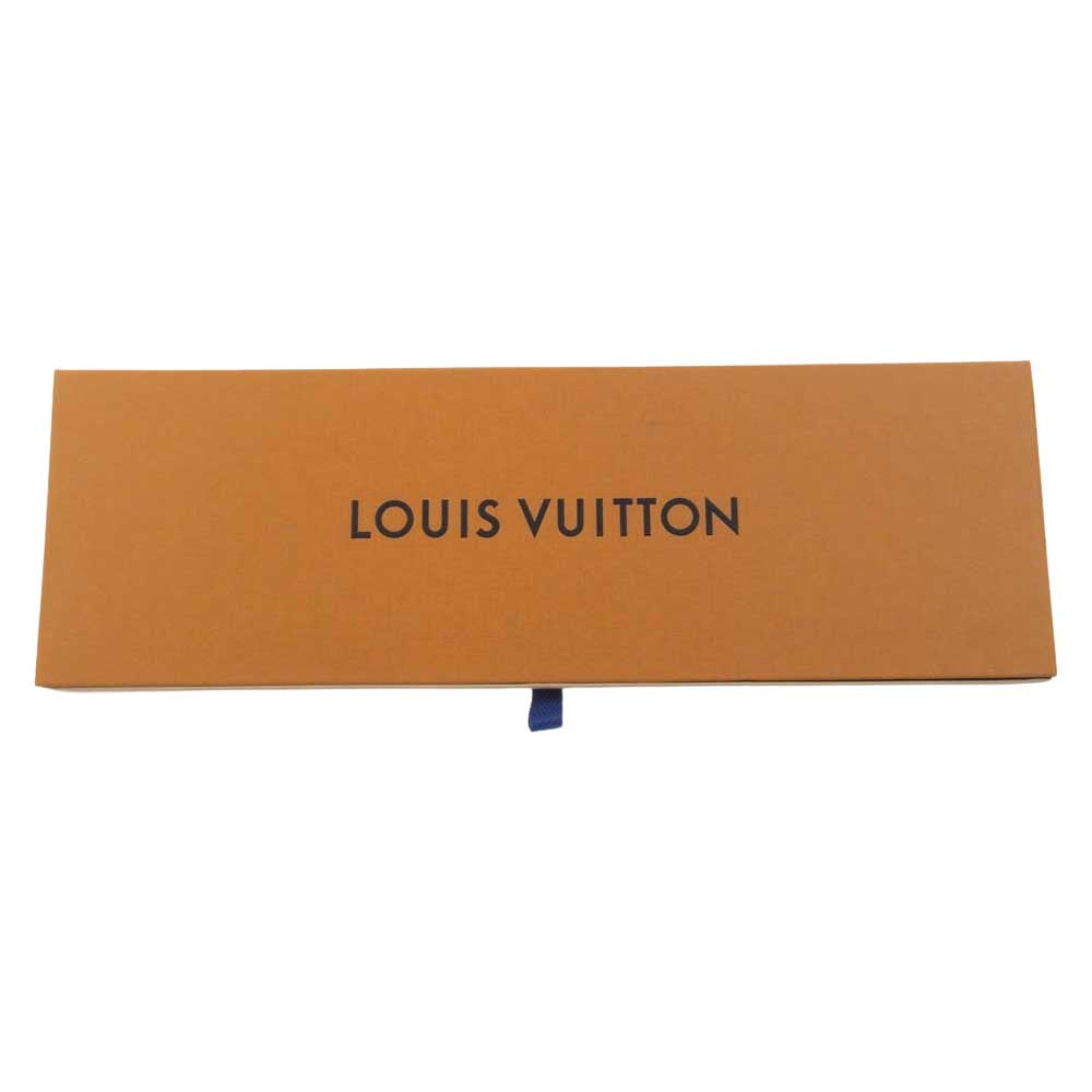 LOUIS VUITTON ルイ・ヴィトン M90726 ネクタイ・ピエ ドゥ プール ロゴ総柄 シルク グレー系【新古品】【未使用】【中古】