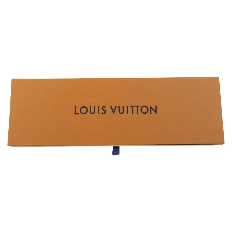 LOUIS VUITTON ルイ・ヴィトン M90726 ネクタイ・ピエ ドゥ プール ロゴ総柄 シルク グレー系【新古品】【未使用】【中古】