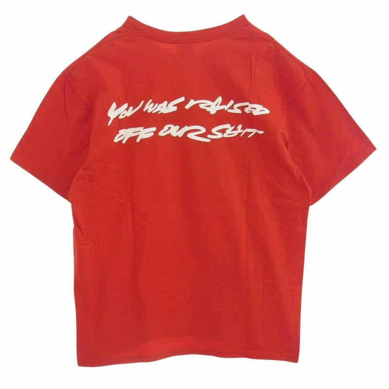 Supreme シュプリーム 24SS Futura Box Logo Tee  フューチュラ ボックスロゴ プリント 半袖 Tシャツ レッド系 M【中古】