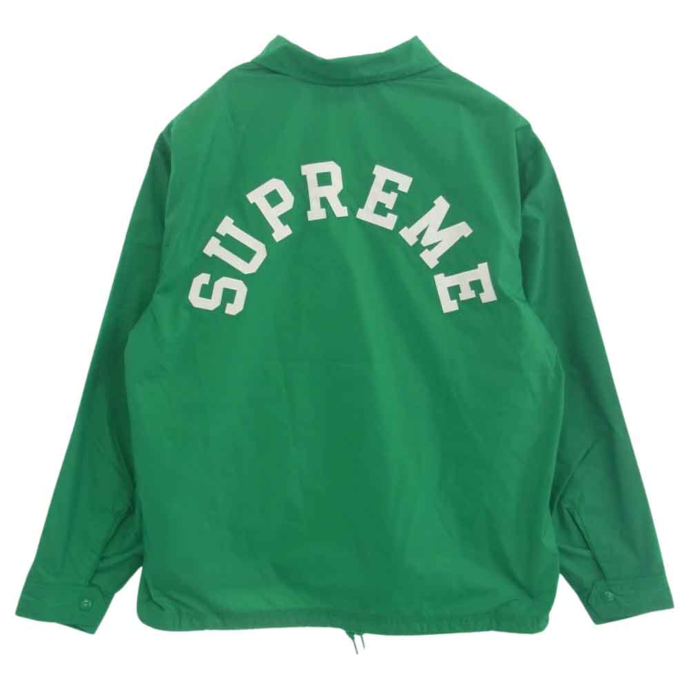 Supreme シュプリーム 24SS × Champion Coaches Jacket チャンピオン コーチジャケット グリーン系 L【極上美品】【中古】