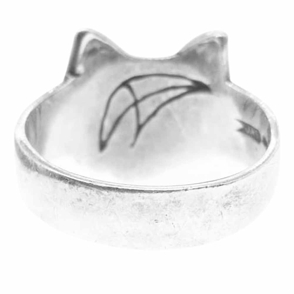 CRAZY PIG クレイジーピッグ ギャランティ付属 CAT RING キャット リング シルバー シルバー系 18号【中古】