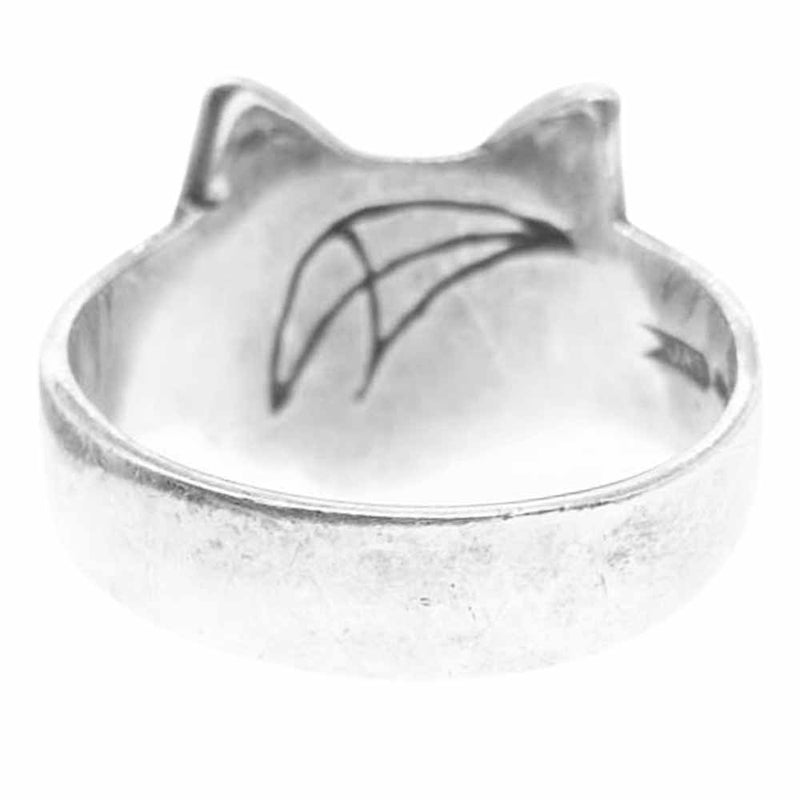 CRAZY PIG クレイジーピッグ ギャランティ付属 CAT RING キャット リング シルバー シルバー系 18号【中古】