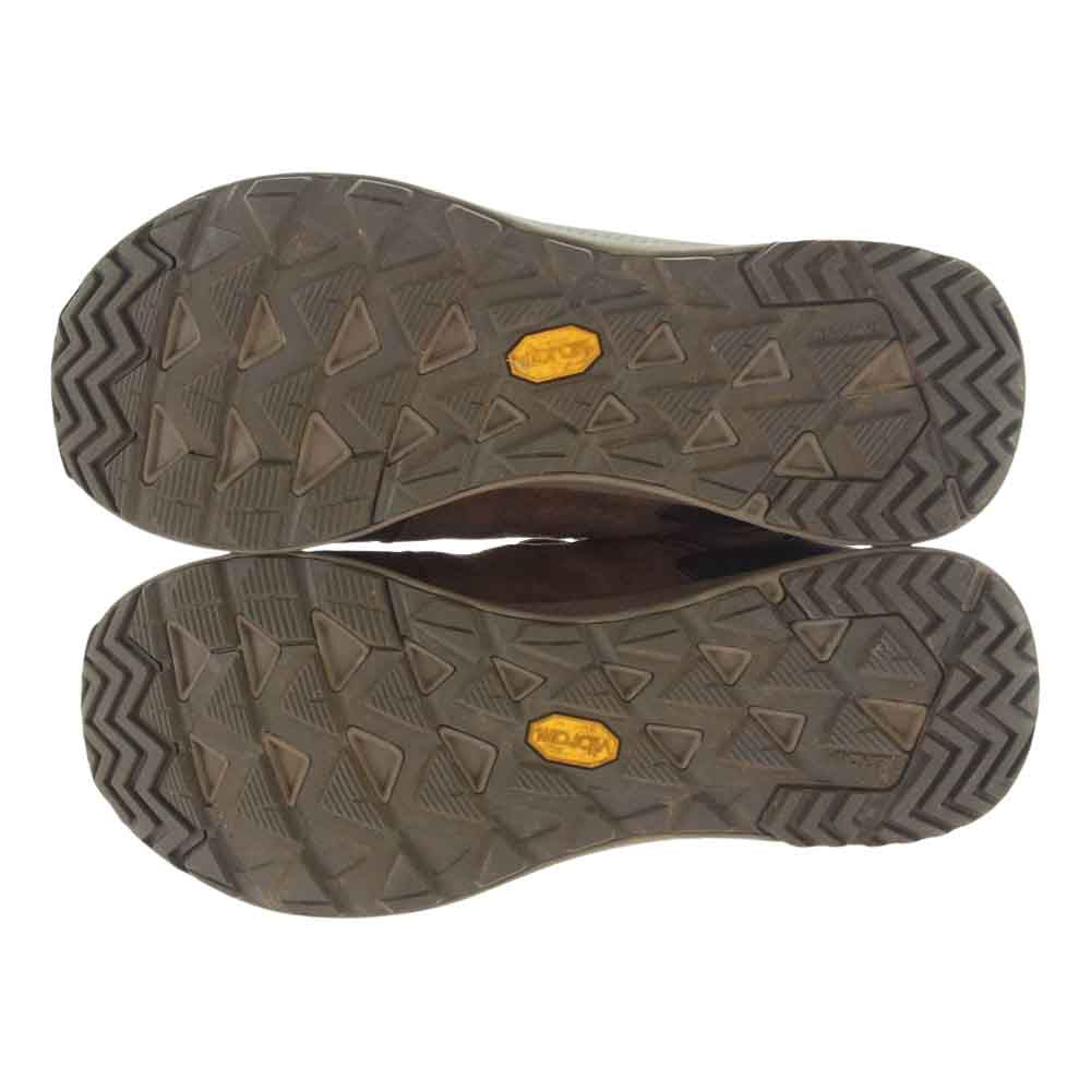 MERRELL メレル J16929 ONTARIO 85 MID WATERPROOF オンタリオ ミッド ウォータープルーフ 撥水 トレッキングブーツ ブラウン系 グリーン系 28cm【中古】