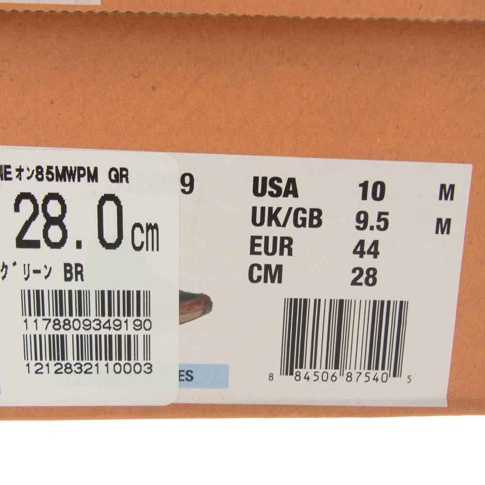 MERRELL メレル J16929 ONTARIO 85 MID WATERPROOF オンタリオ ミッド ウォータープルーフ 撥水 トレッキングブーツ ブラウン系 グリーン系 28cm【中古】