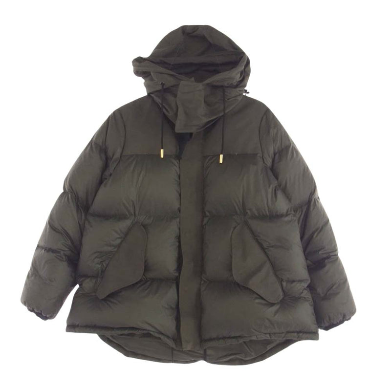 THE RERACS ザリラクス 20AW 20FW-RECT-239L-J NYLON LIPSTOP MODS DOWN COAT リップストップ ショート モッズ ダウン コート ジャケット カーキ系 38【中古】