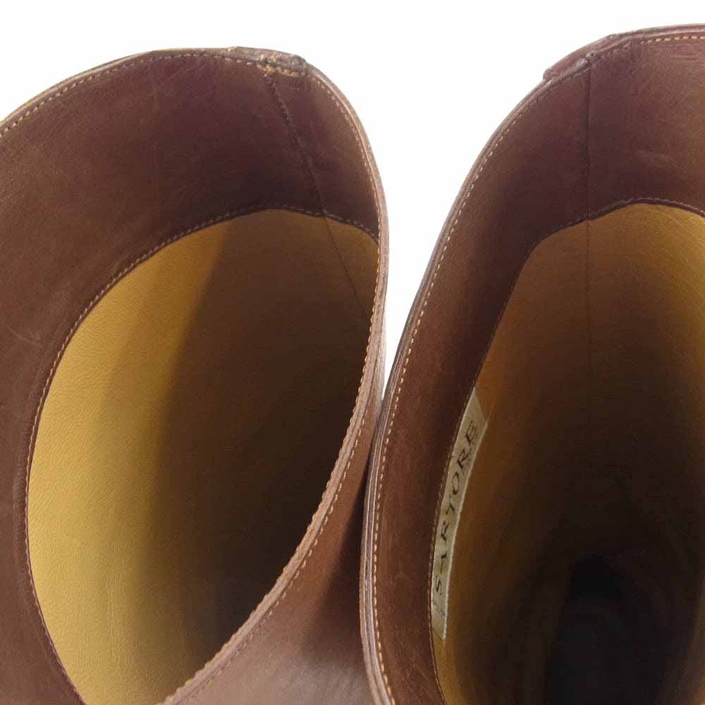 SARTORE サルトル SR1040 レザー ロングブーツ 拍車モデル ブラウン系 37【中古】