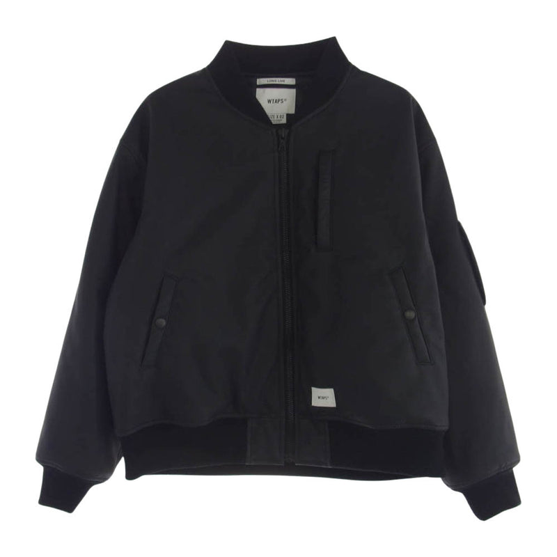 WTAPS ダブルタップス 21AW 212BRDT-JKM05 YT13 JACKET シンセティック レザー ジャケット スタジャン ブラック系 02【中古】