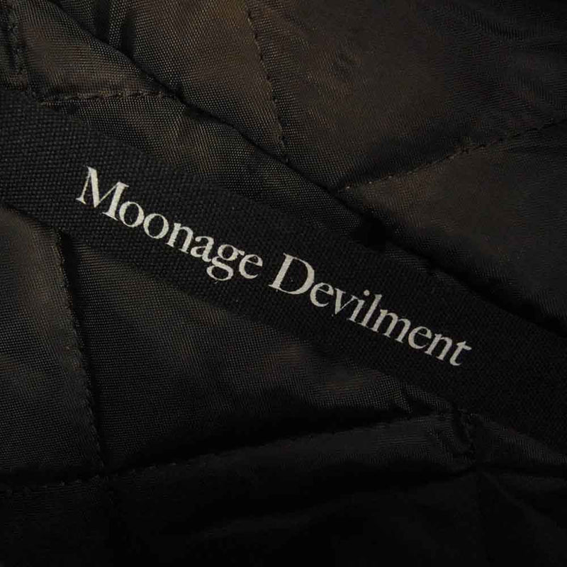 Moonage Devilment ムーンエイジデビルメント mjk-0117 P コート ナポレオン ジャケット ウール 裏地 キルティング ブラウン系【中古】