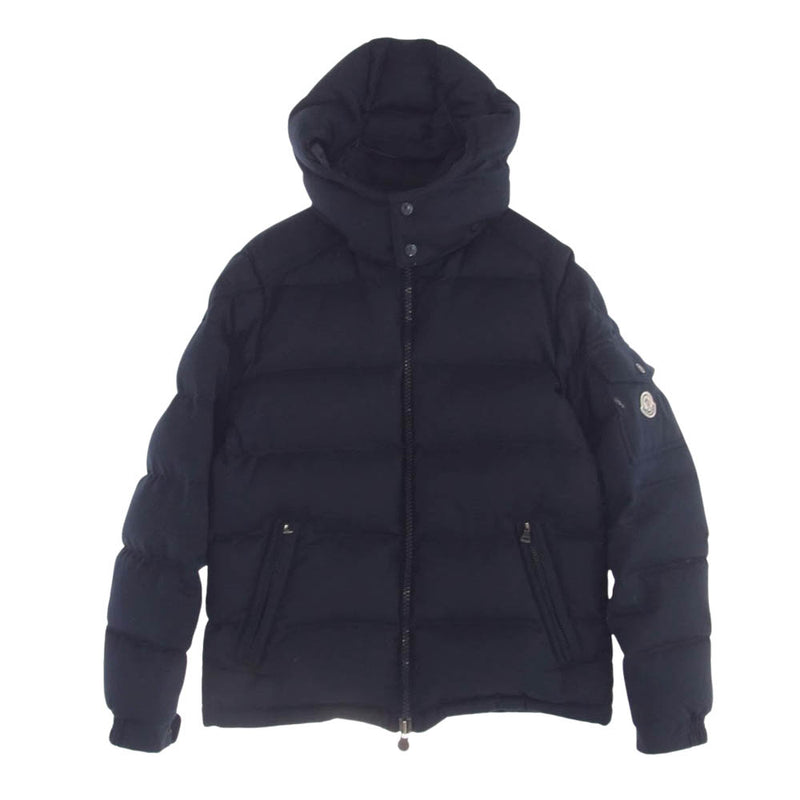 MONCLER モンクレール 18AW D20914033805 54272 MONTGENEVRE モンジュネーブル ウール ダウン ジャケット ネイビー系 2【中古】