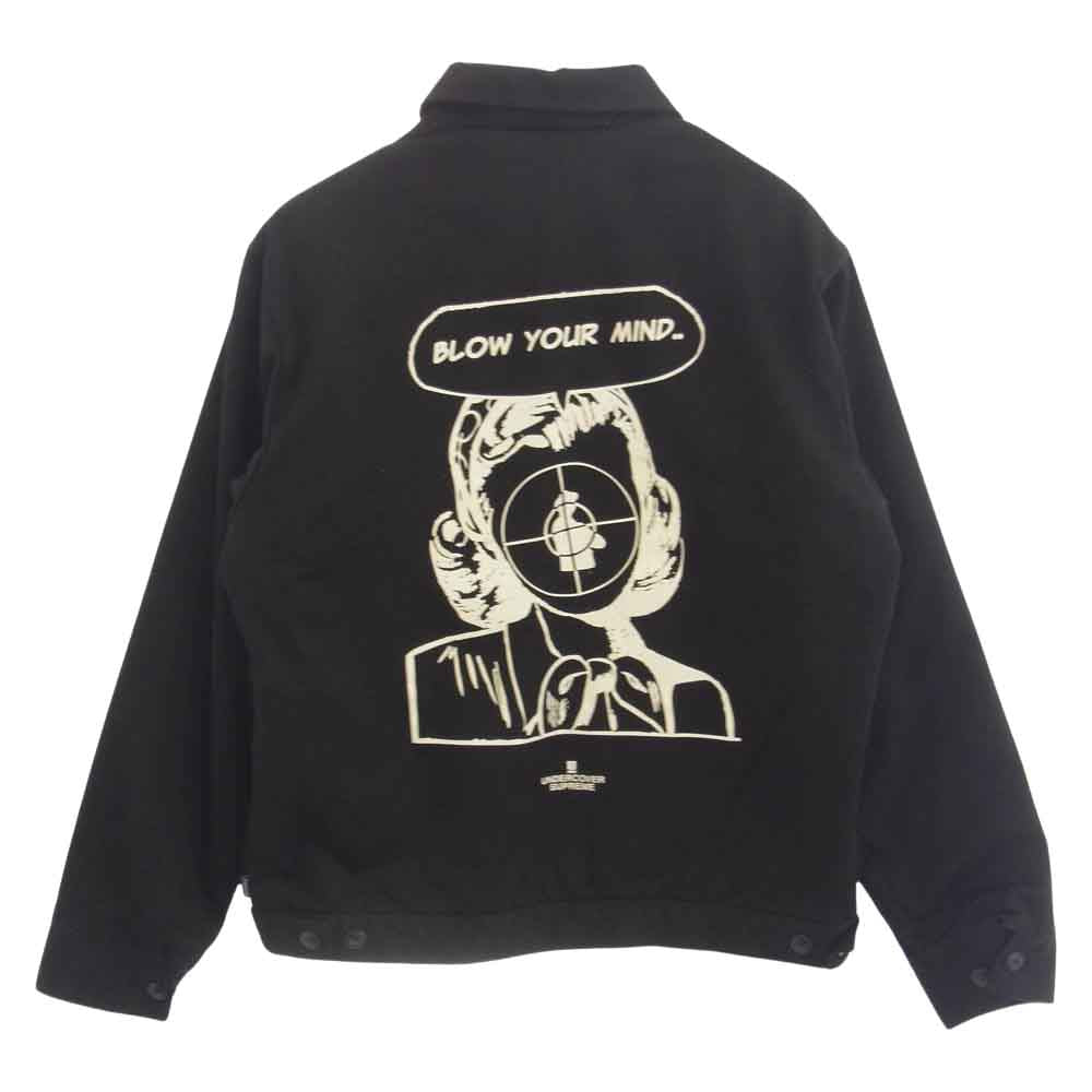 Supreme シュプリーム 18SS × UNDERCOVER/Public Enemy Work Jacket アンダーカバー パブリックエネミー ワークジャケット ブラック系 S【中古】