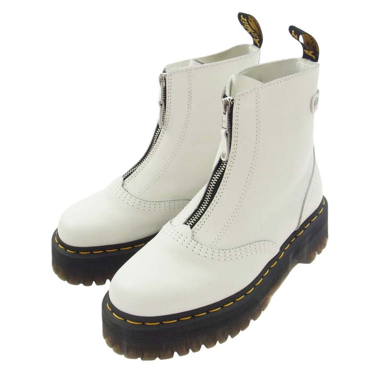 Dr.Martens ドクターマーチン 27656100 JETTA ジップ ジェッタ ブーツ ホワイト系 UK6【中古】