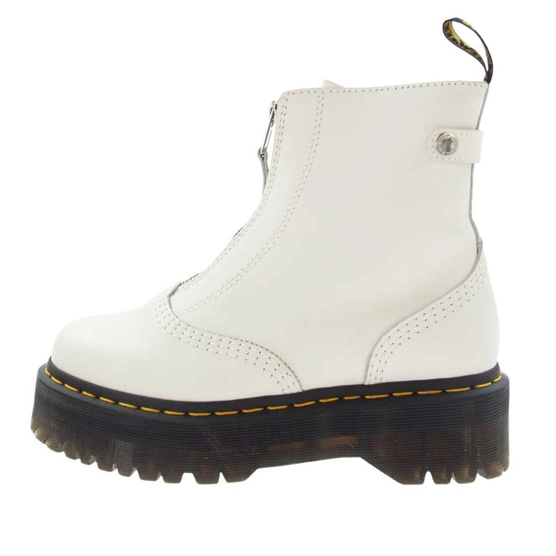 Dr.Martens ドクターマーチン 27656100 JETTA ジップ ジェッタ ブーツ ホワイト系 UK6【中古】