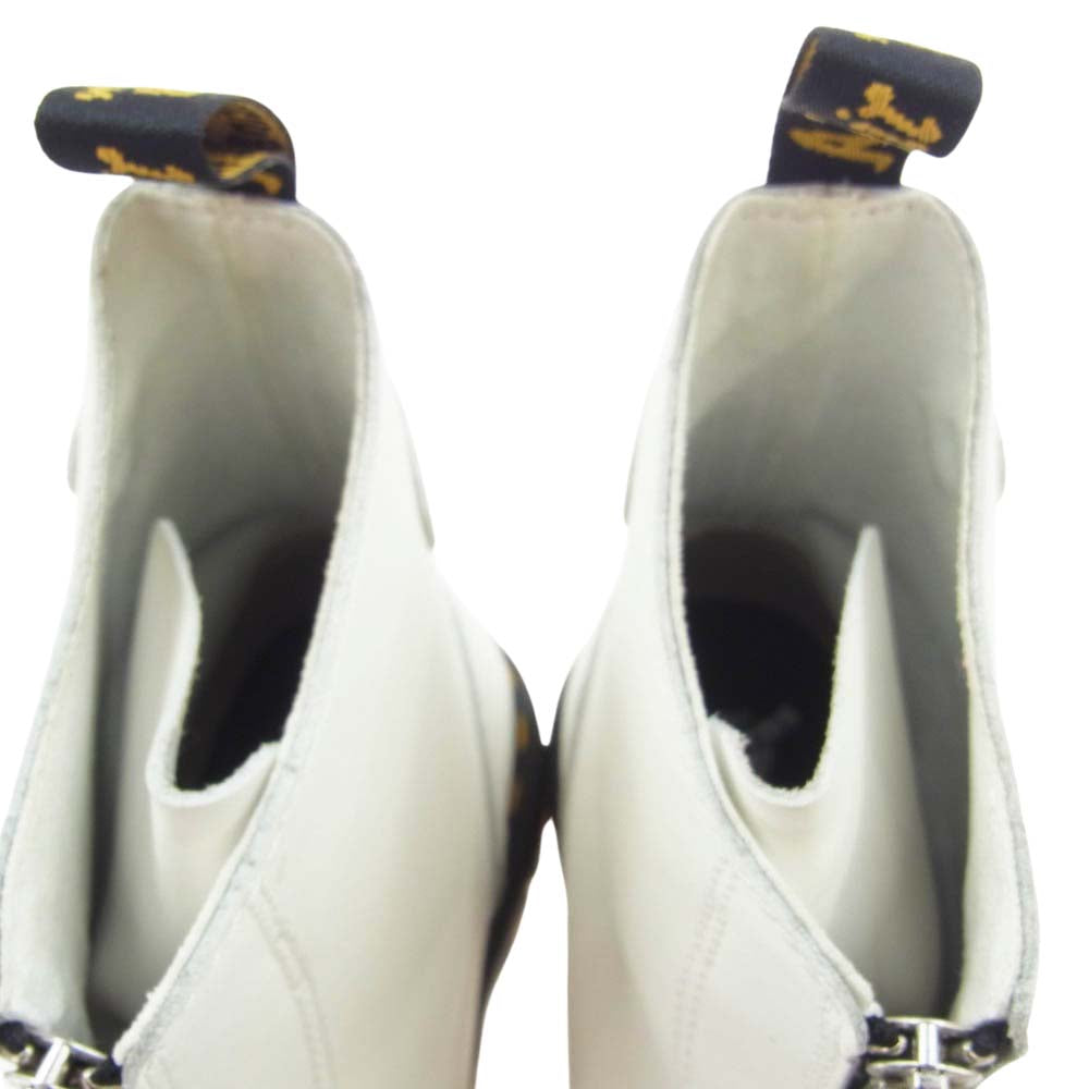 Dr.Martens ドクターマーチン 27656100 JETTA ジップ ジェッタ ブーツ ホワイト系 UK6【中古】