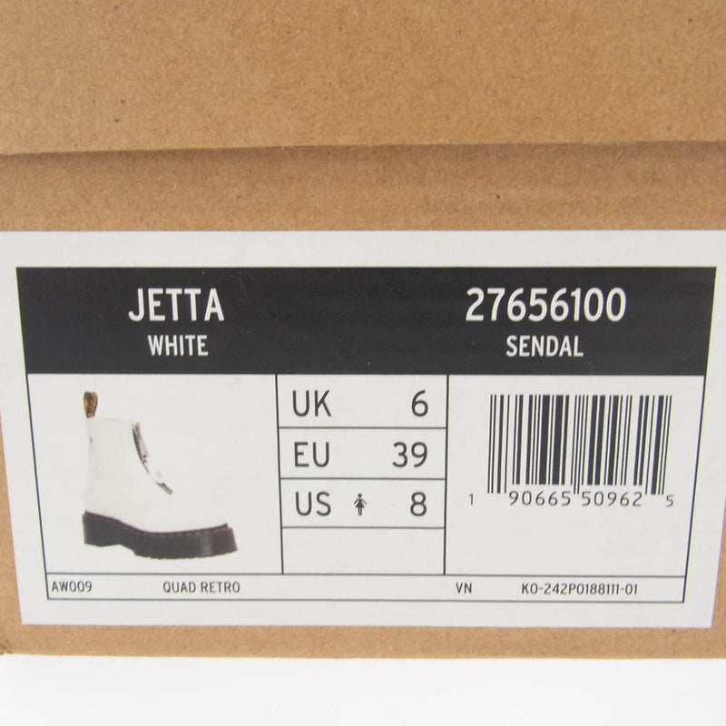 Dr.Martens ドクターマーチン 27656100 JETTA ジップ ジェッタ ブーツ ホワイト系 UK6【中古】