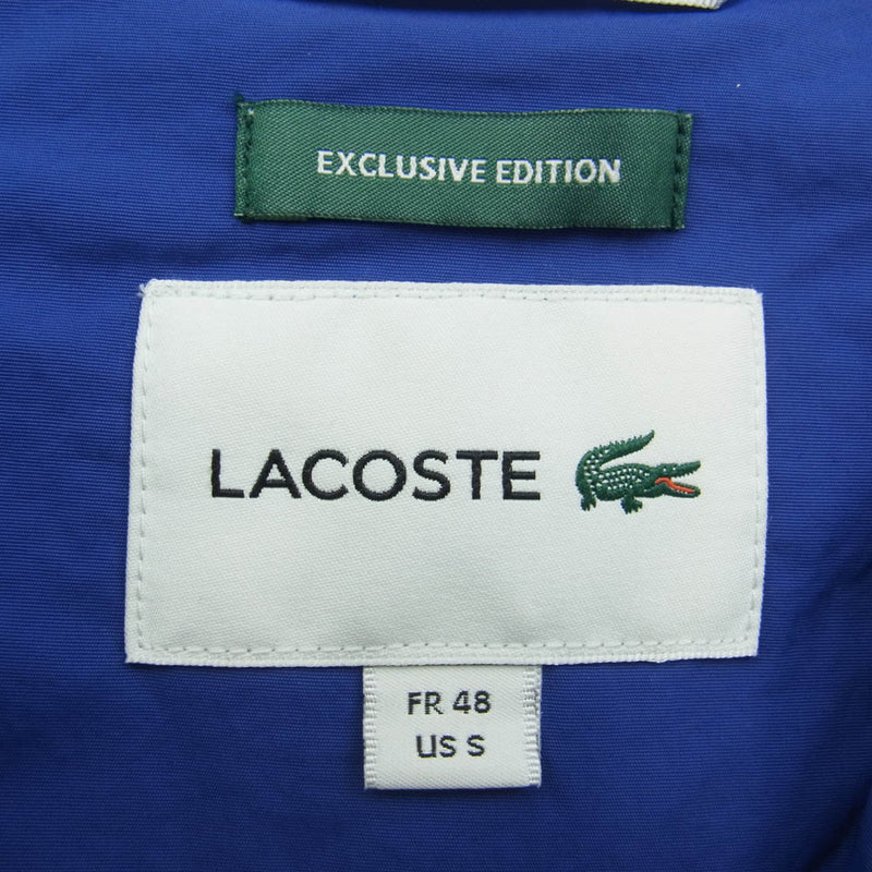 LACOSTE ラコステ BEAMS 別注 マリン パーカー ナイロン ジャケット ブルー系 S【中古】