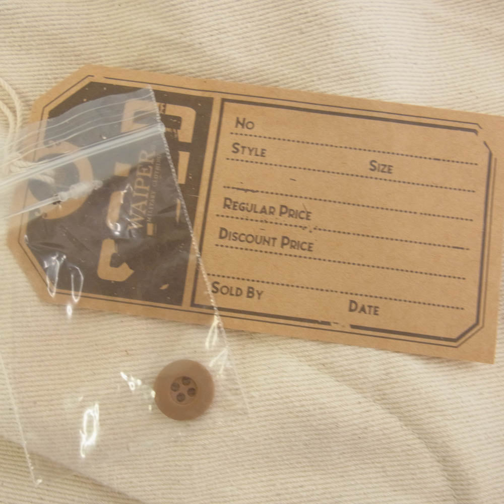 WAIPER ワイパー WP69 M-52 フランス軍 ツータック パンツ トラウザー パンツ チノパン オフホワイト系 34【極上美品】【中古】