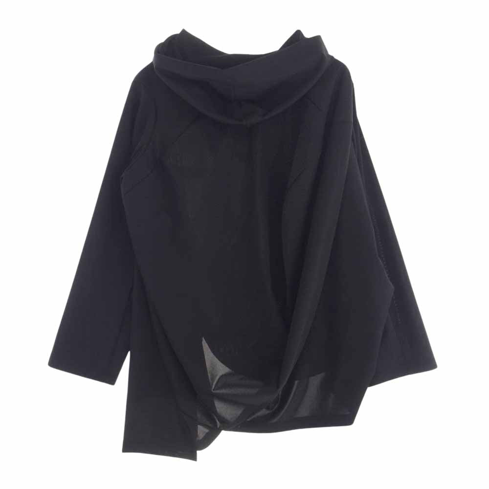 ANREALAGE アンリアレイジ 21SS HOME ボールフーディ 変形 パーカー ブラック系 46【中古】