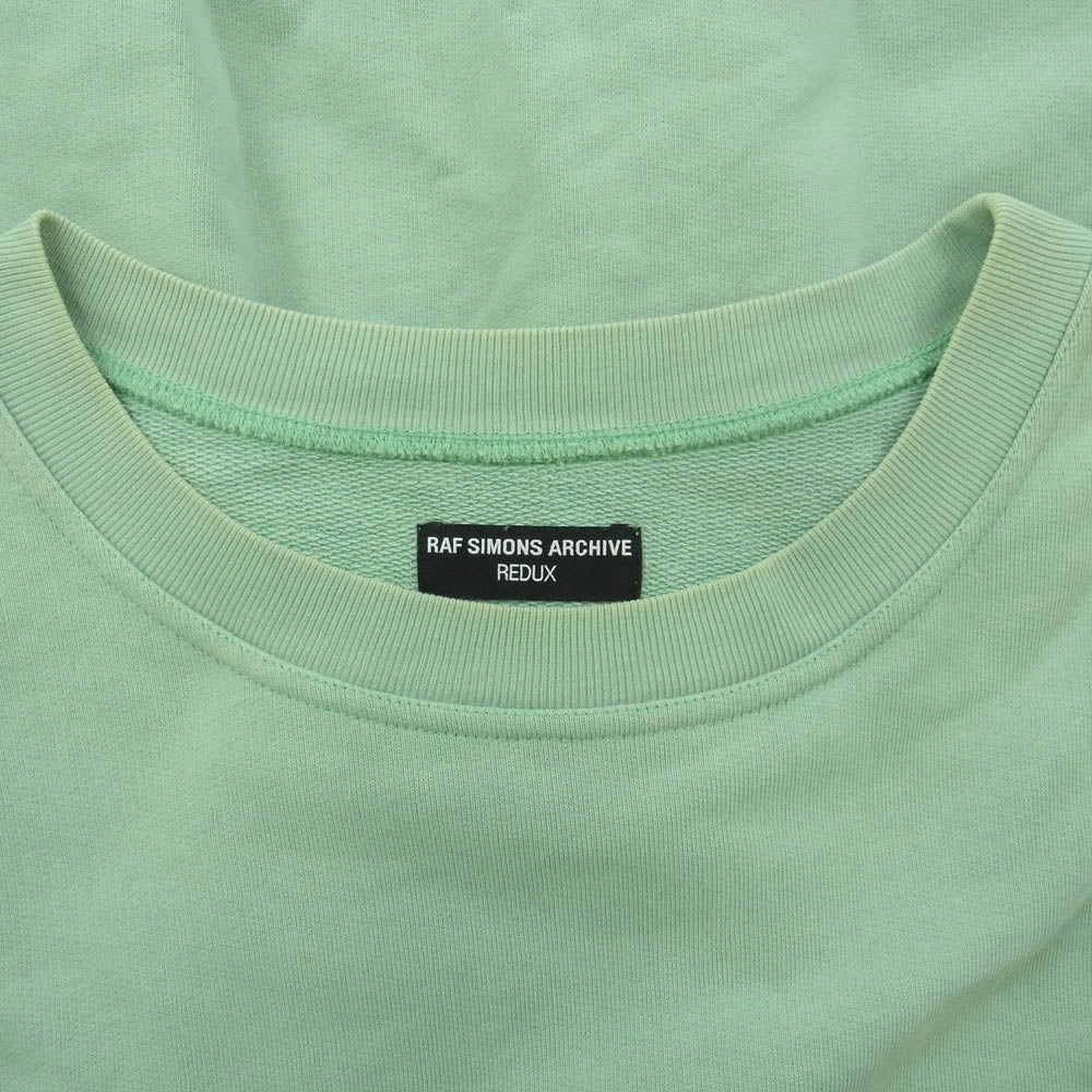 RAF SIMONS ラフシモンズ ARCHIVE REDUX NEBRASKA ネブラスカ ロゴ プリント スウェット グリーン系 2【中古】