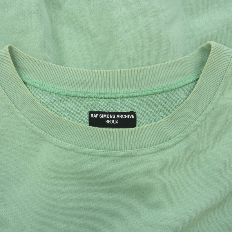 RAF SIMONS ラフシモンズ ARCHIVE REDUX NEBRASKA ネブラスカ ロゴ プリント スウェット グリーン系 2【中古】