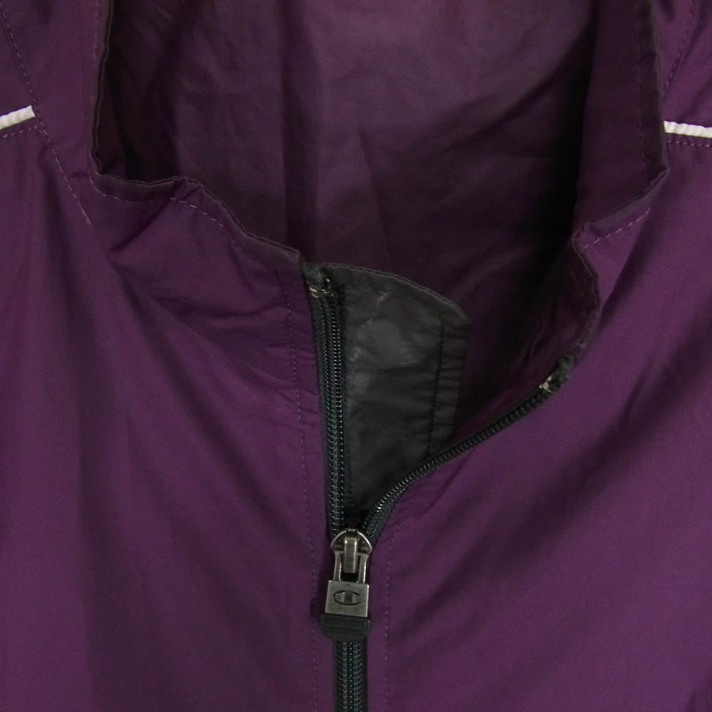 Champion チャンピオン CJ1138 ロゴ刺繍 フルジップ トラックジャケット パープル系 サイズ表記無【中古】