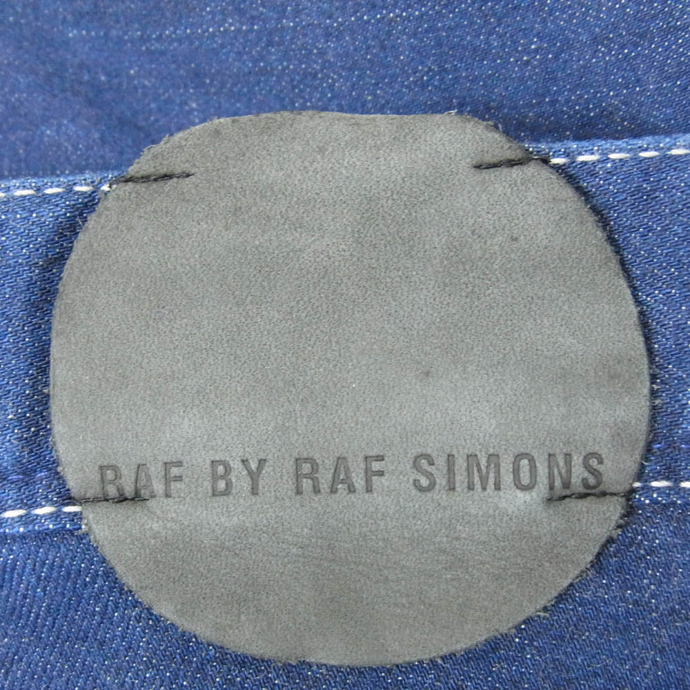 RAF SIMONS ラフシモンズ サンフレールタグ ステッチ デニムパンツ ジーンズ インディゴブルー系 30【中古】