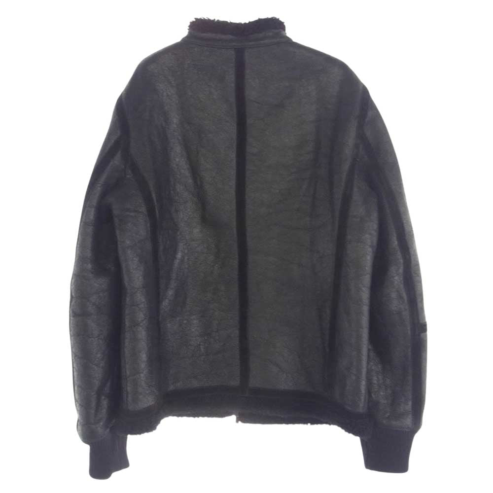 NEIL BARRETT ニールバレット BPE236 レザー ムートンジャケット