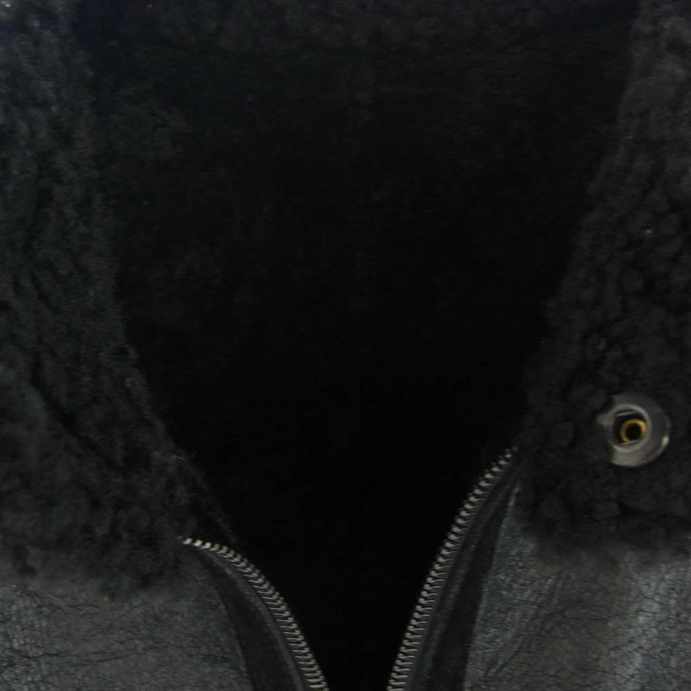 NEIL BARRETT ニールバレット BPE236 レザー ムートンジャケット