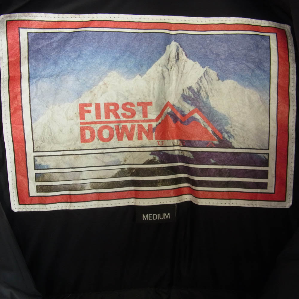 FIRST DOWN ファーストダウン 233-1536 リアルツリー カモ柄 迷彩 ダウンジャケット M【中古】 FIRST DOWN ファーストダウン 233-1536 リアルツリー カモ柄 迷彩