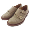 Tricker's トリッカーズ 929614 ダブルモンクストラップ レザー シューズ ベージュ系 8.5【中古】