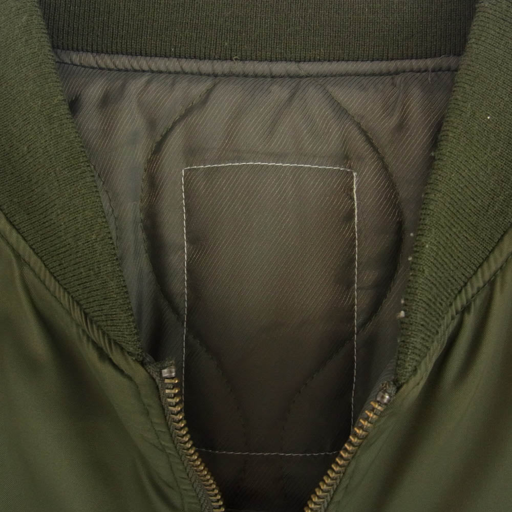 SHIPS シップス 124-05-0229 MA-1 フライトジャケット 中綿ジャケット カーキ系【中古】