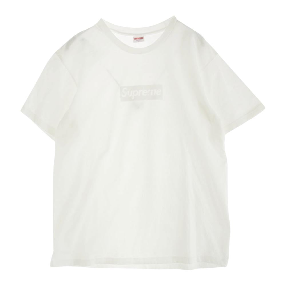 Supreme シュプリーム 23SS Tonal Box Logo Tee トーナル ボックスロゴ Tシャツ カットソー ホワイト系 M【中古】