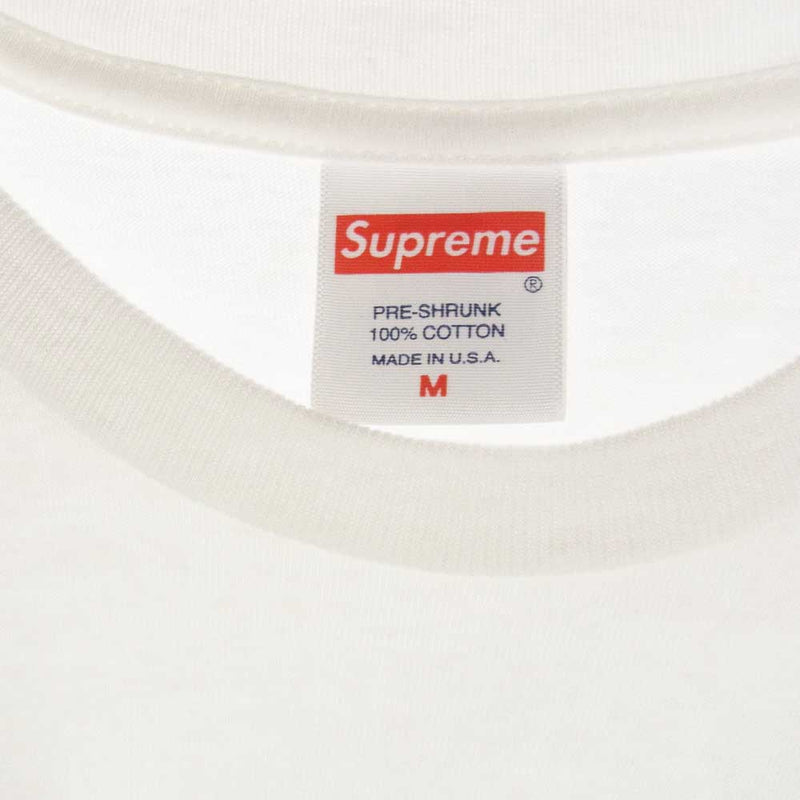 Supreme シュプリーム 23SS Tonal Box Logo Tee トーナル ボックスロゴ Tシャツ カットソー ホワイト系 M【中古】