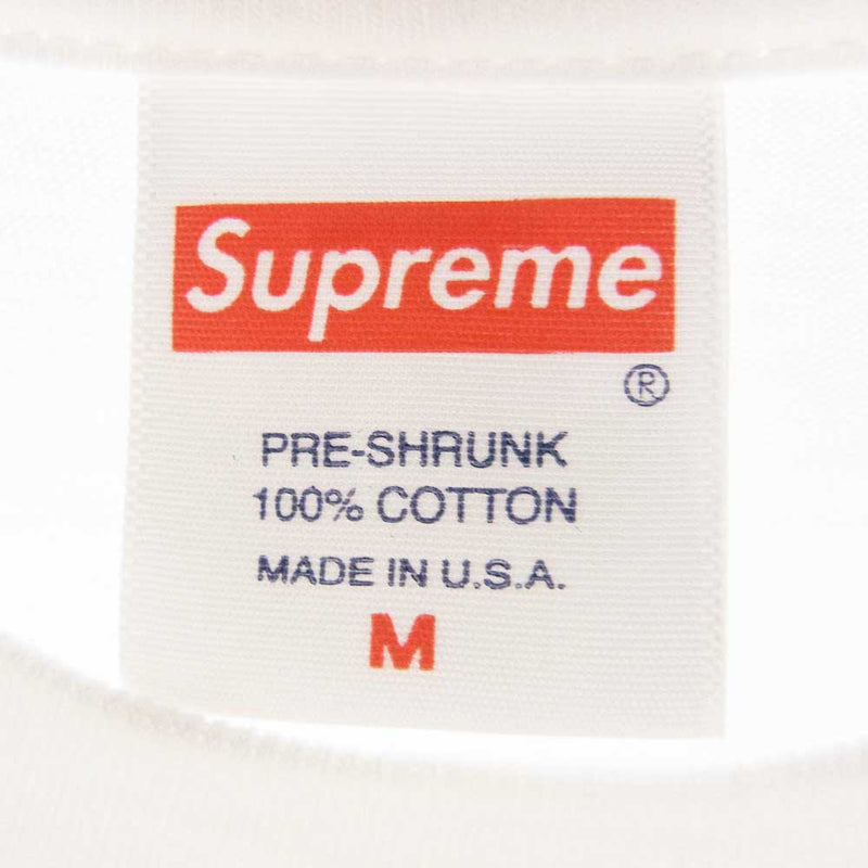 Supreme シュプリーム 23SS Tonal Box Logo Tee トーナル ボックスロゴ Tシャツ カットソー ホワイト系 M【中古】