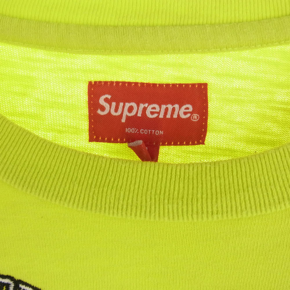 Supreme シュプリーム 20SS University S/S Top 半袖 クルーネック Tシャツ イエロー系 M【中古】