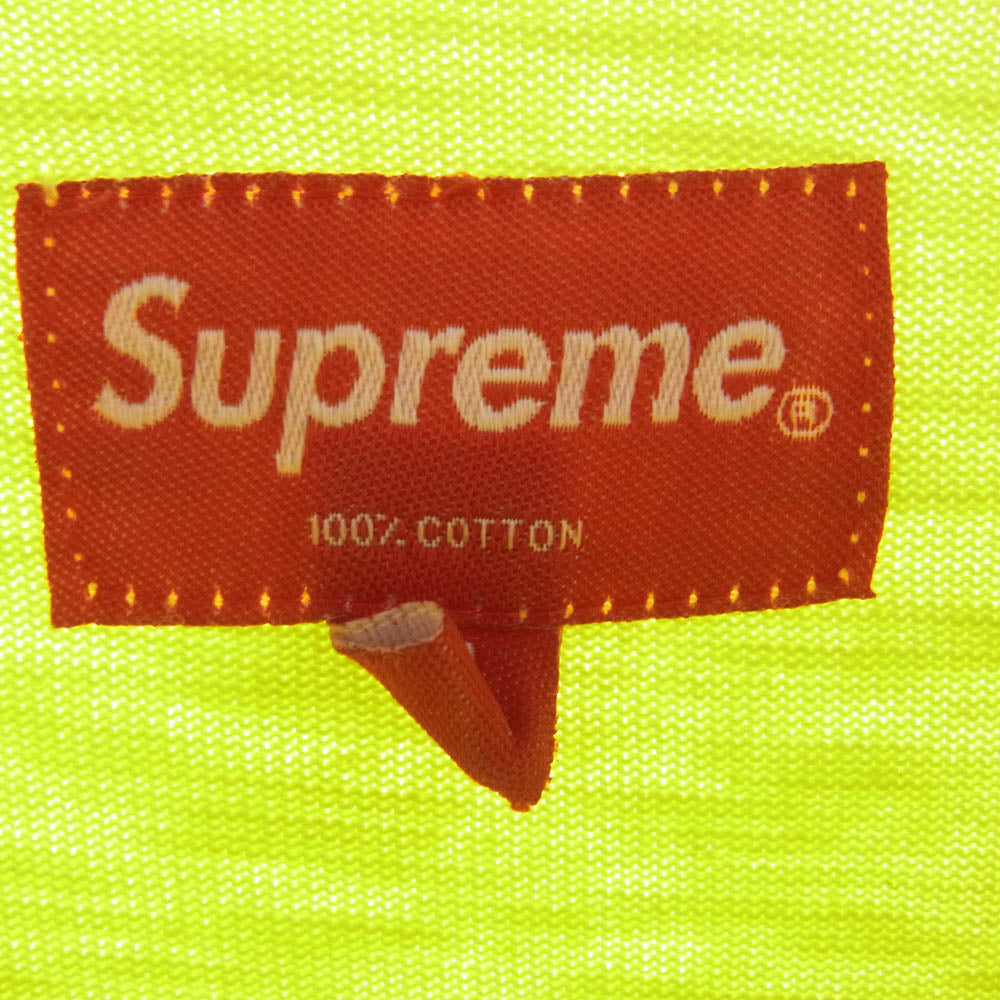 Supreme シュプリーム 20SS University S/S Top 半袖 クルーネック Tシャツ イエロー系 M【中古】