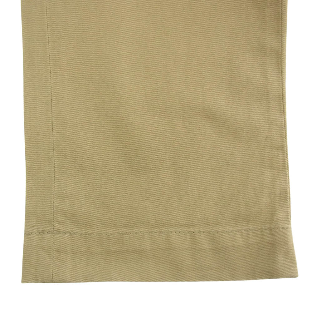 WTAPS ダブルタップス 13AW 132LTDT-PTM05 KHAKI TIGHT TROUSERS.COTTON.WESTPOINT コットン トラウザー パンツ ベージュ系 S【中古】